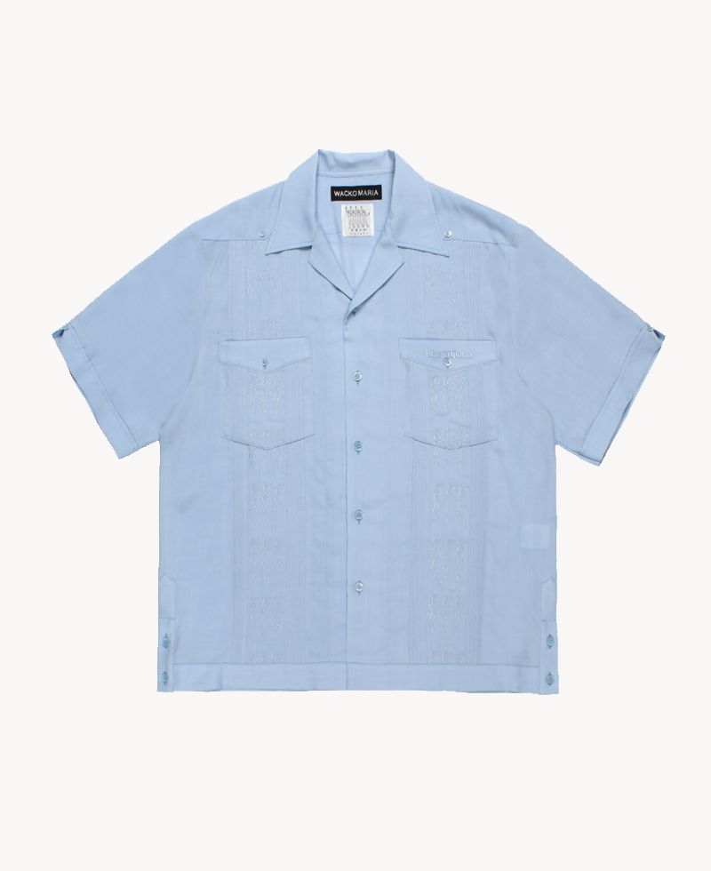 WACKO MARIA Cuba Shirt – Light Blue WACKO MARIA Cuba Shirt – Light Blue