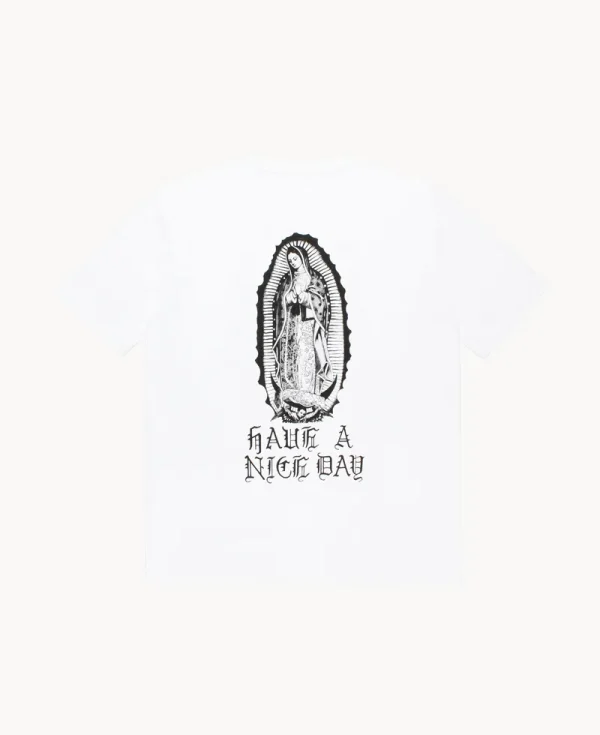 WACKO MARIA Have a Nice Day Heavy Weight Tee – White