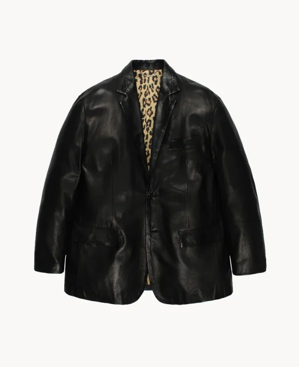 WACKO MARIA Leather Jacket – Black