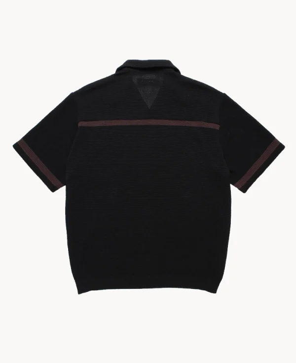 WACKO MARIA Mesh Knit Shirt – Black