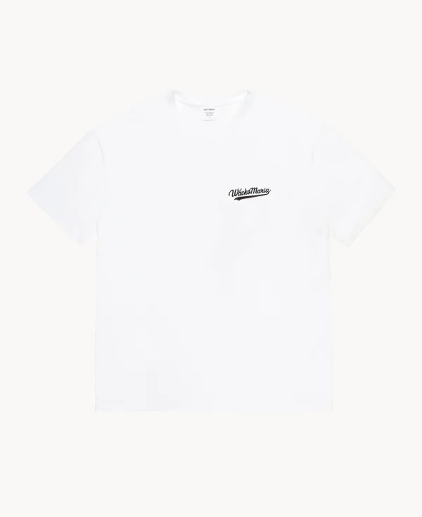 WACKO MARIA Printed Logo Heavy Weight Tee – White