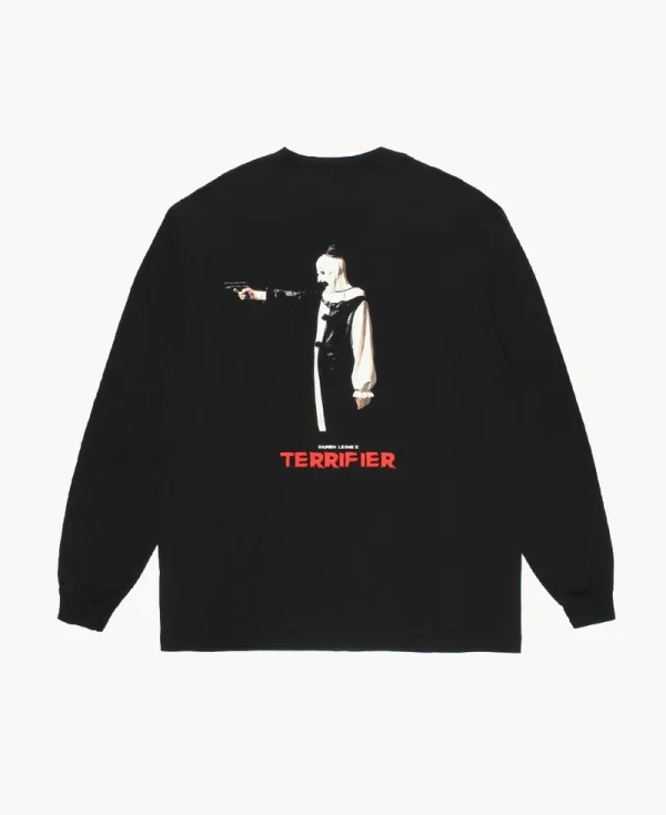 WACKO MARIA Terrifier Heavy Weight LS Tee – Black