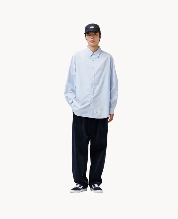 WTAPS BD LS Oxford Shirt-2 – Blue