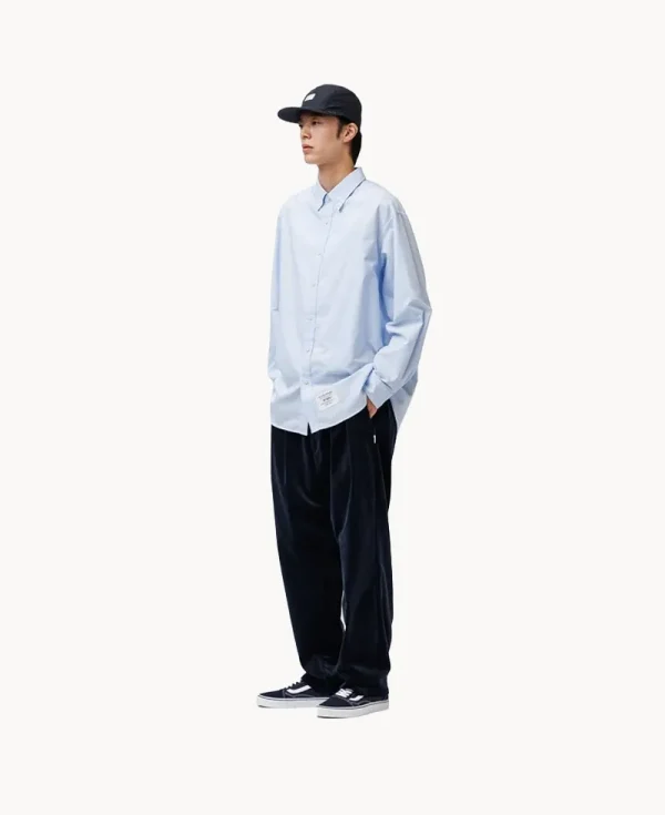 WTAPS BD LS Oxford Shirt-2 – Blue