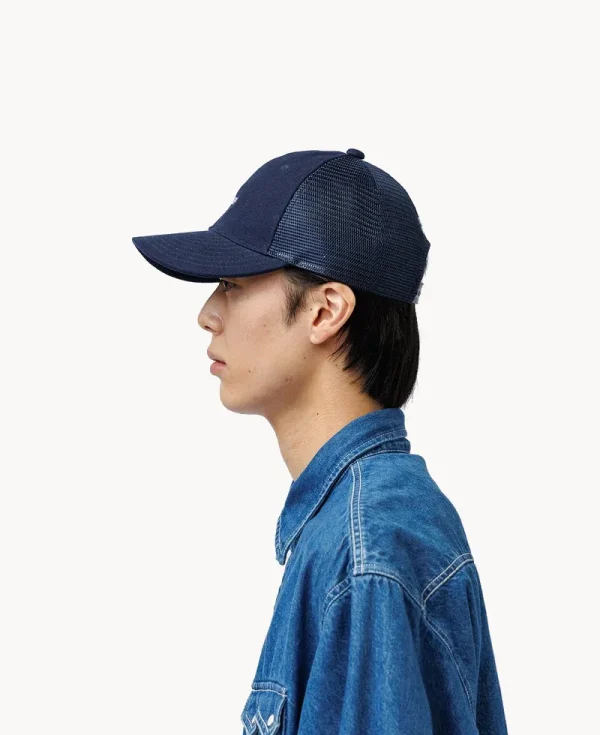 WTAPS -T-6M Cotton Mesh Cap – Navy