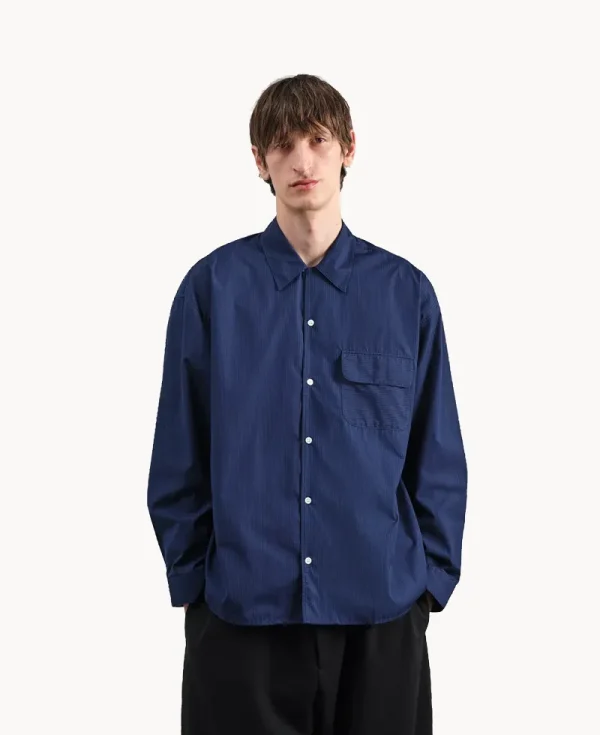 YMC Wray Shirt – Navy