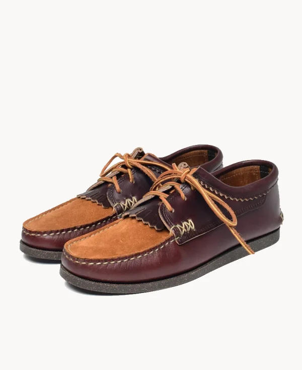 YUKETEN Blucher Kiltie with Camp Sole – Brown Brown