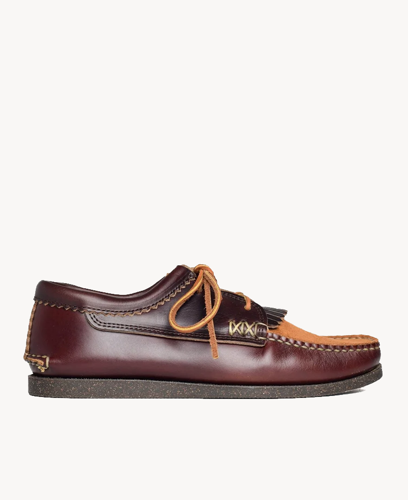 YUKETEN Blucher Kiltie with Camp Sole – Brown Brown YUKETEN Blucher Kiltie with Camp Sole – Brown Brown