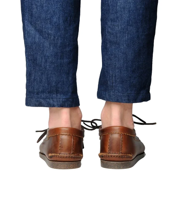 YUKETEN Blucher Kiltie with Camp Sole – Brown Brown