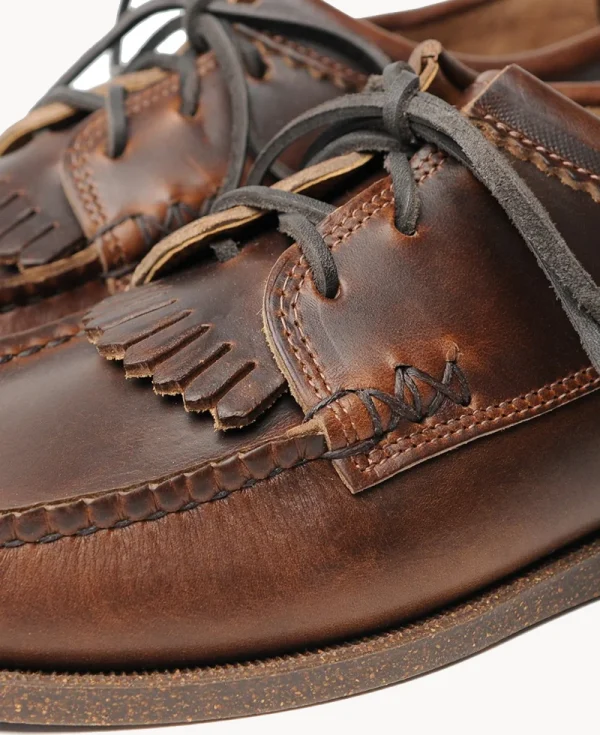 YUKETEN Blucher Kiltie with Camp Sole – Brown Brown