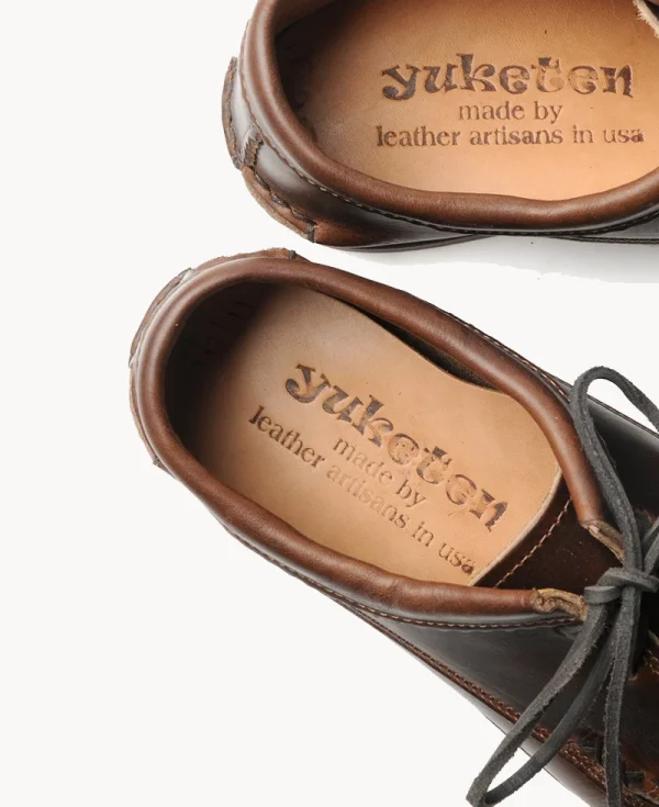 YUKETEN Blucher Kiltie with Camp Sole – Brown Brown
