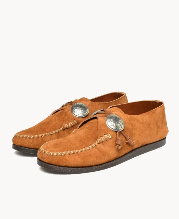 YUKETEN Concho Moc with Camp Sole – Brown