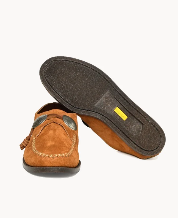 YUKETEN Concho Moc with Camp Sole – Brown