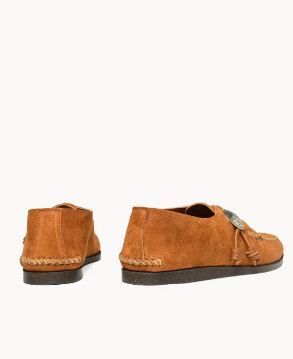 YUKETEN Concho Moc with Camp Sole – Brown